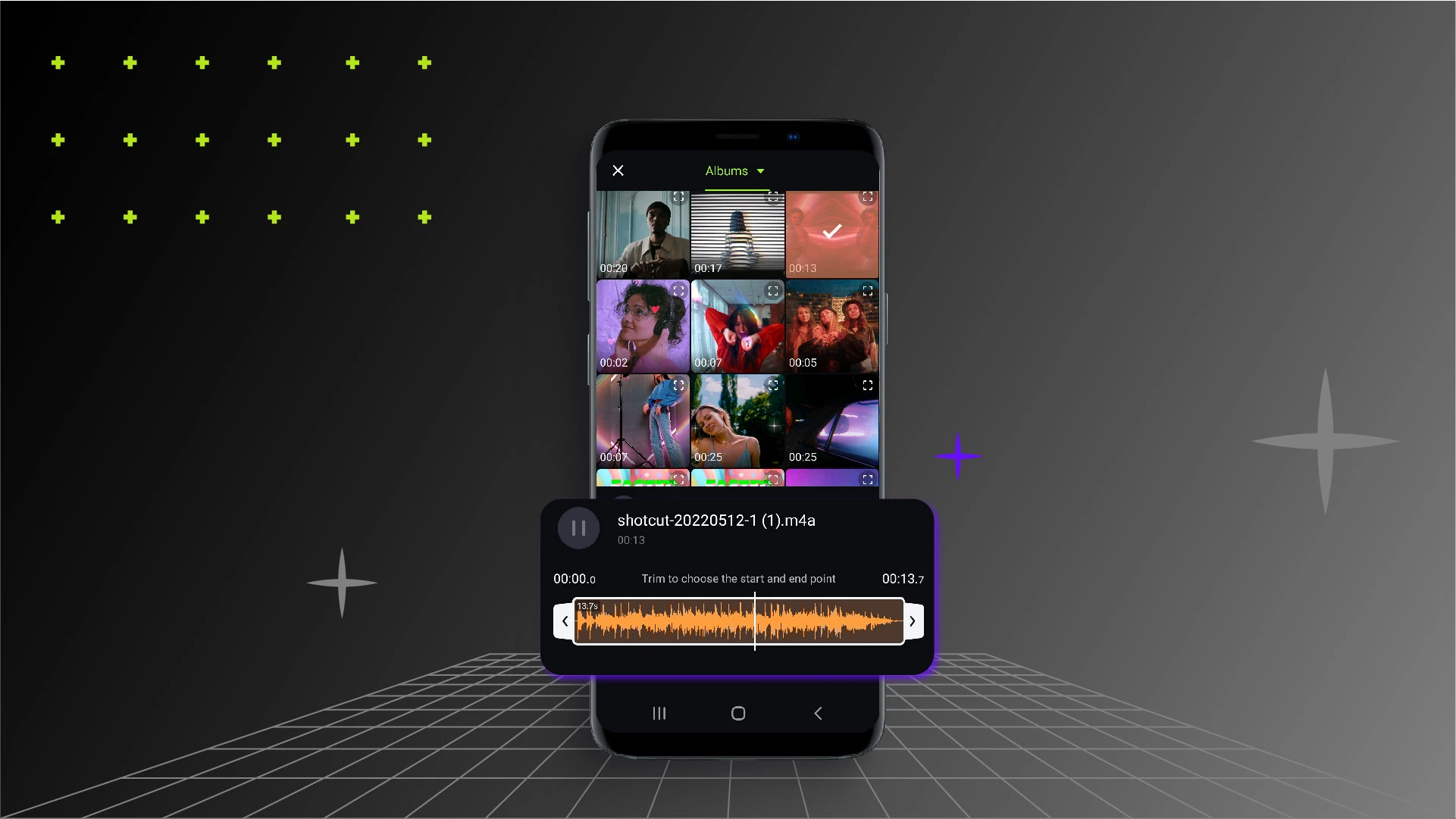 ShotCut free video editor android video editing app extract audio free