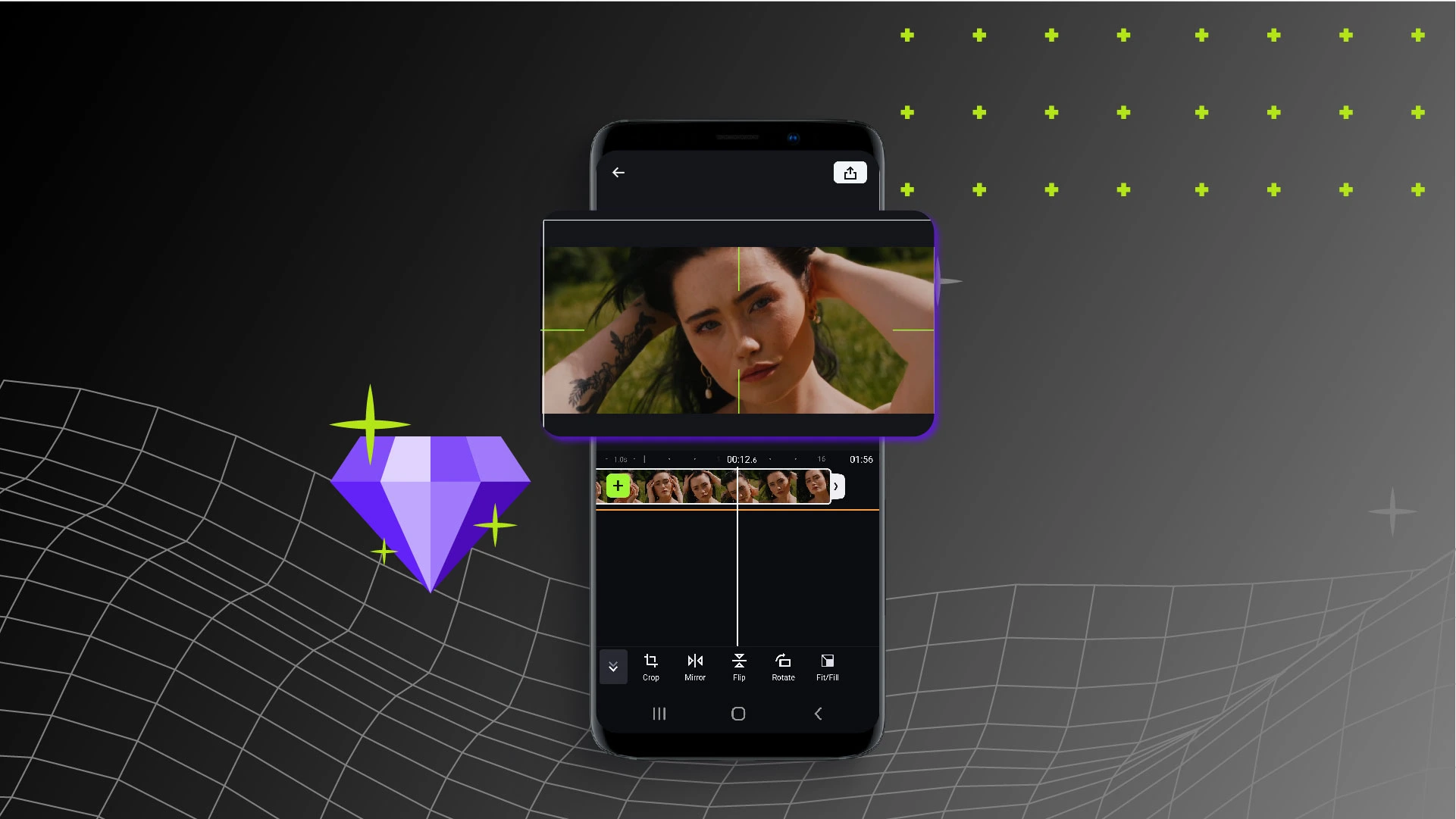 ShotCut free video editor android video editing app zoom resize video