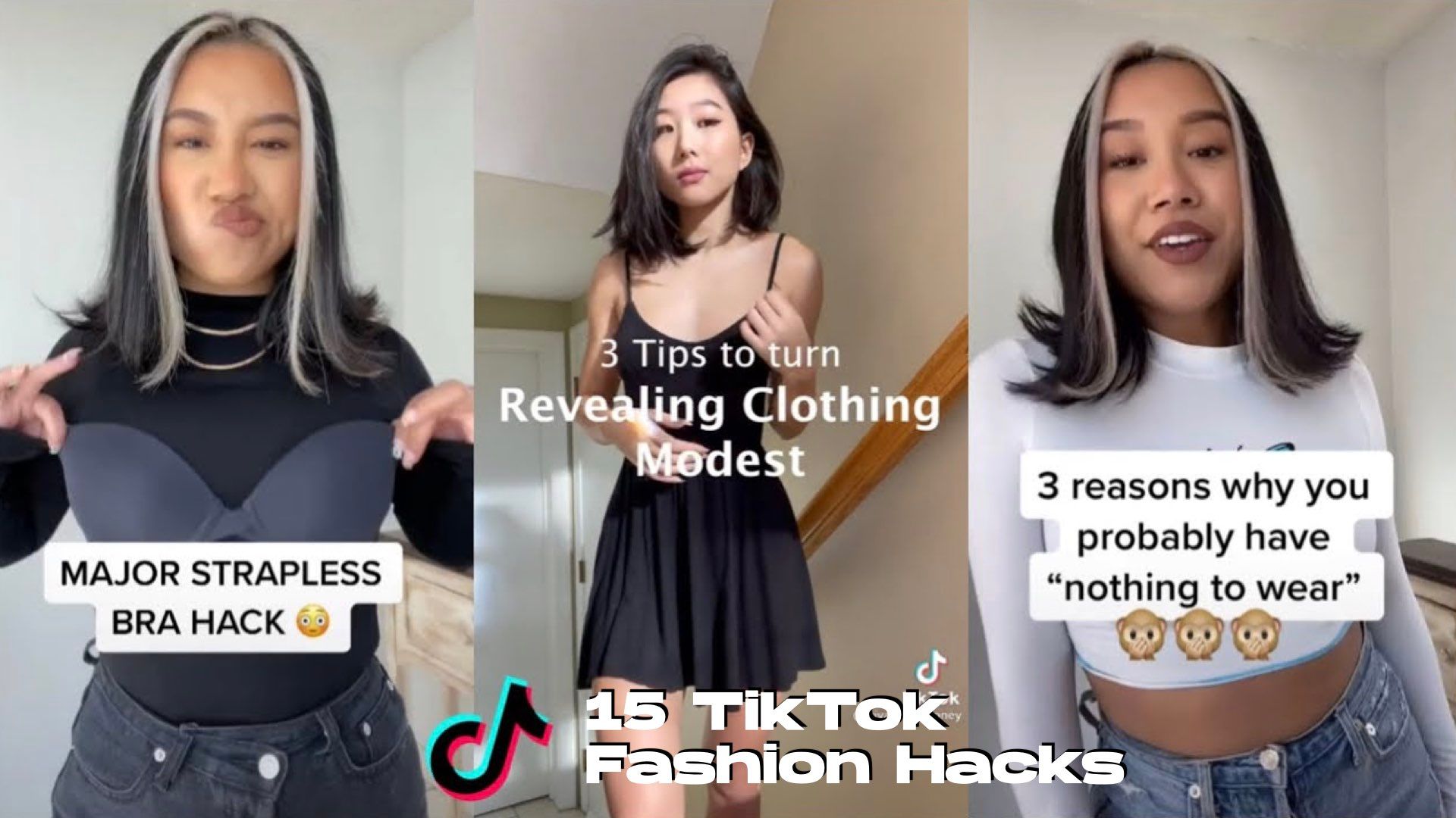 TikTok Fashion Hack For Turning Bra Into Backless & Strapless Bra