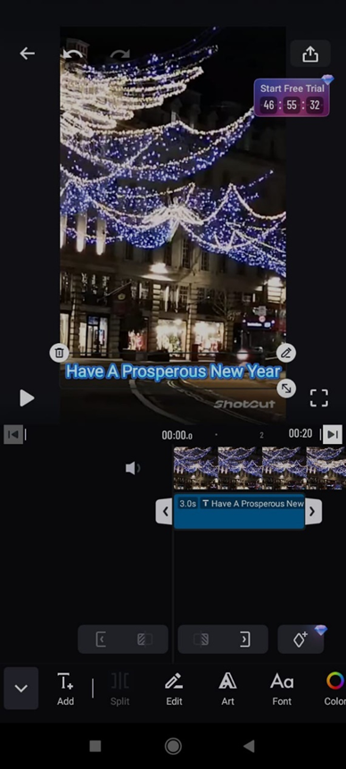 add text to video caption editor