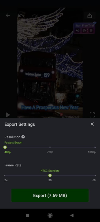 HD video share High resolution video editor