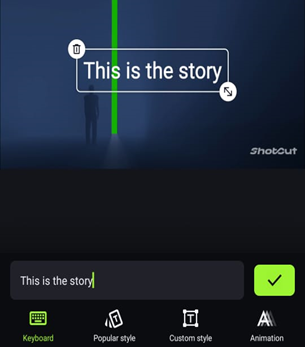 add text to video