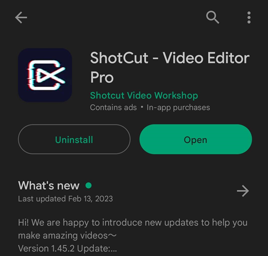 ShotCut Free Video Editor for Android