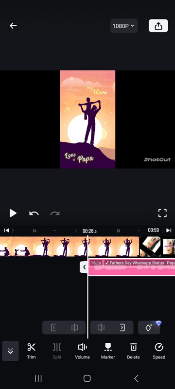  make a heartfelt Father's Day Video with Shotcut Free video editing app