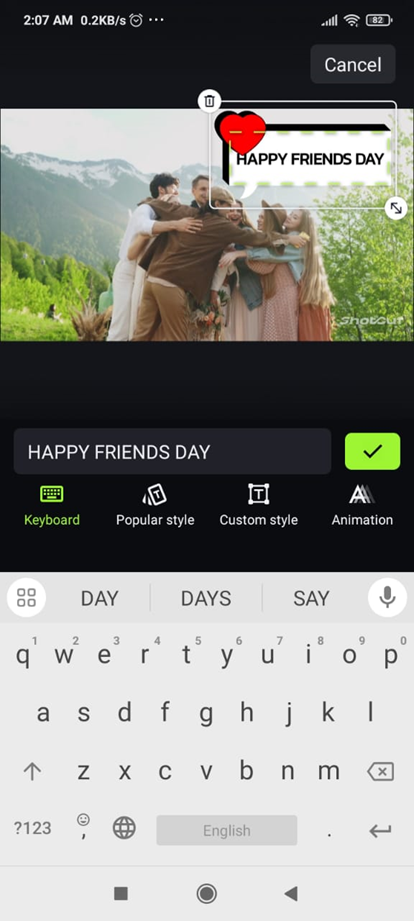 Celebrate Happy Friendship Day with Free Video Editor