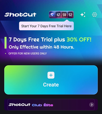 Start Creating Facebook ads video with ShotCut free video editor now.