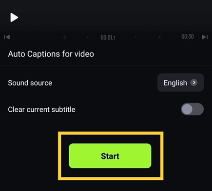 ShotCut Free Caption Generator on Android