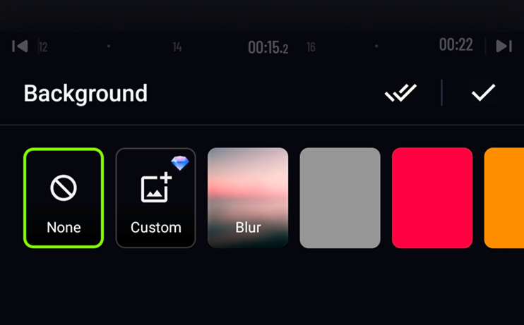 How to add background to video