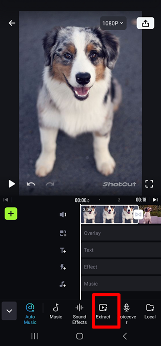 How to Extract Audio from Video for ShotCut free video editing app