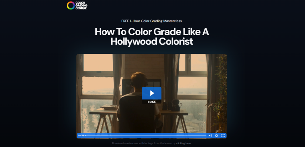 Video Color Grading Tutorial on free video editor