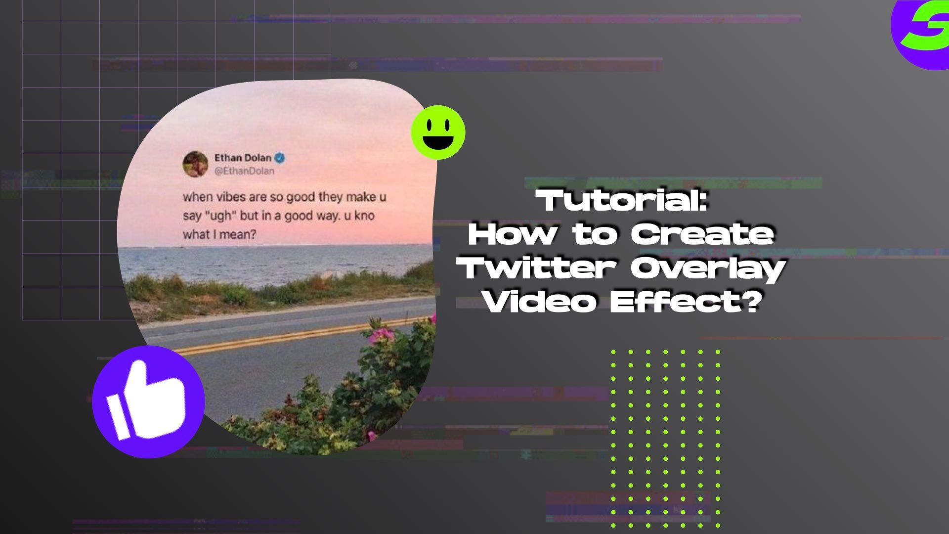 ShotCut free video editor android Create Twitter Overlay Video Effect