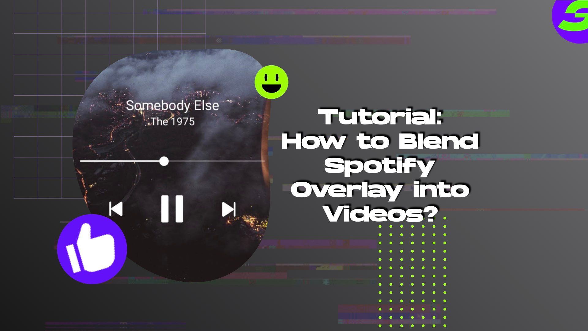 ShotCut free video editor android blend spotify overlay tutorial