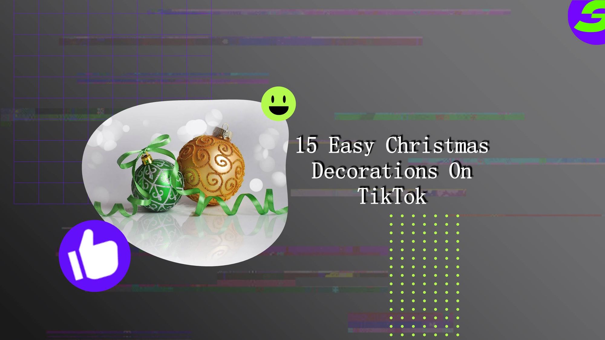 T15 Christmas Decorations On TikTok ShotCut free video editor