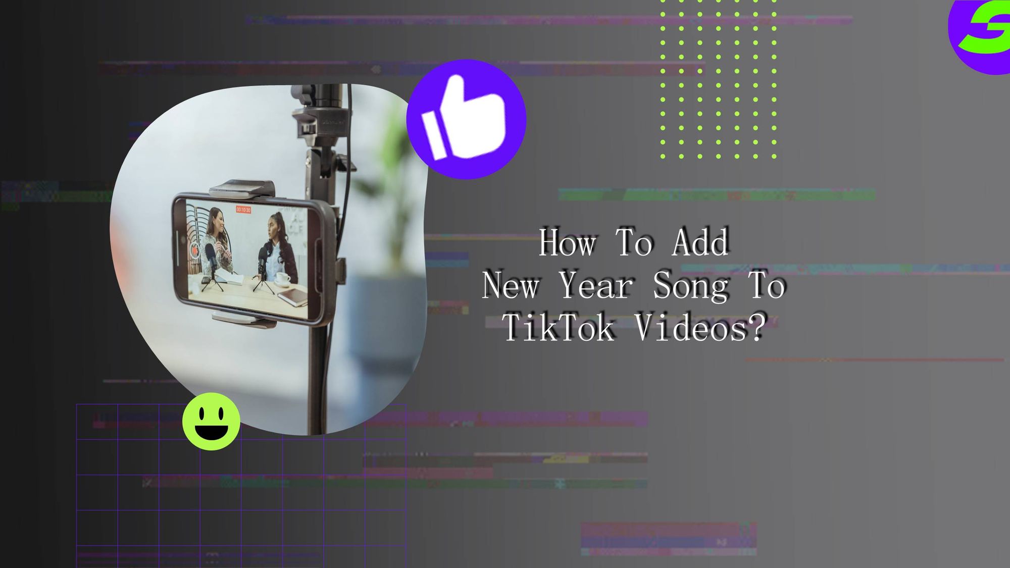 Add New Year Song To TikTok Videos using free video editor