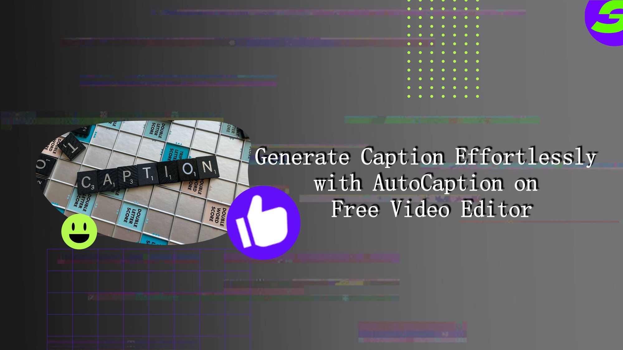 Generate Captionquick and easy with ShotCut Free Video Editor