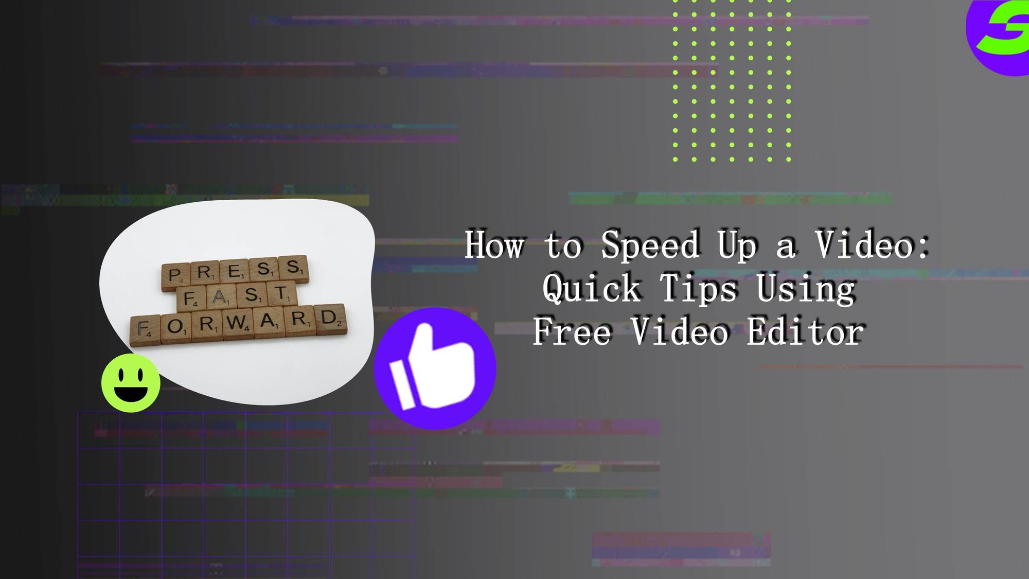 how to Speed up your video with ShotCut Free video editor 