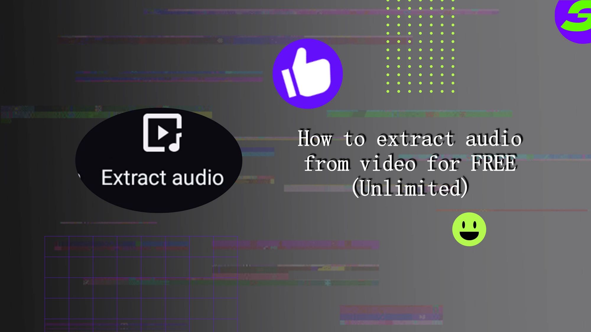 How to Extract Audio with ShotCut free video editor